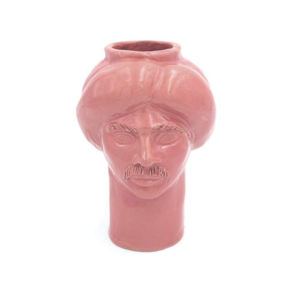 Solimano Figure, Small • Pink Trapani from Crita Ceramiche