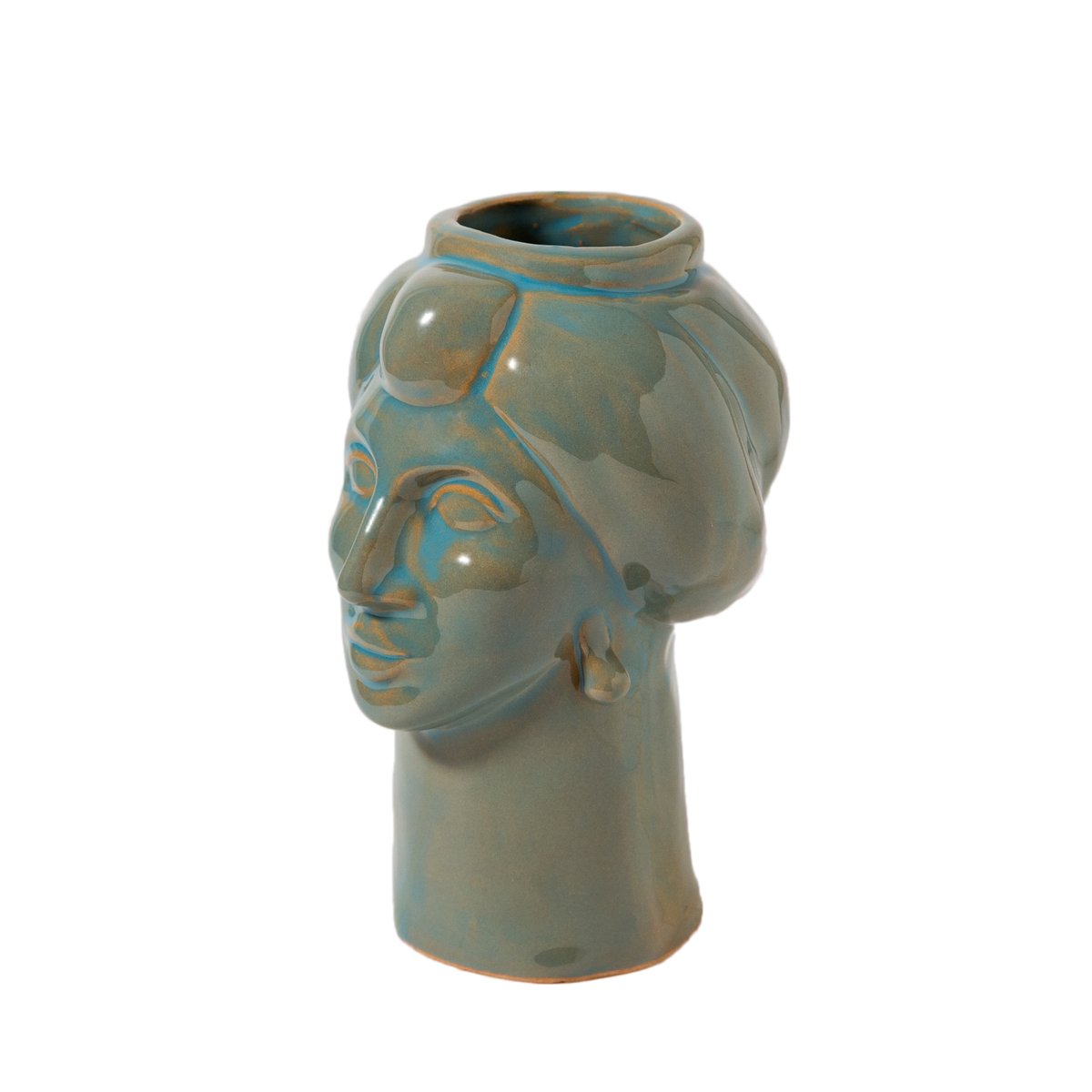 Solimano & Roxelana Figures, Small • Turquoise Favignana from Crita Ceramiche, Set of 2