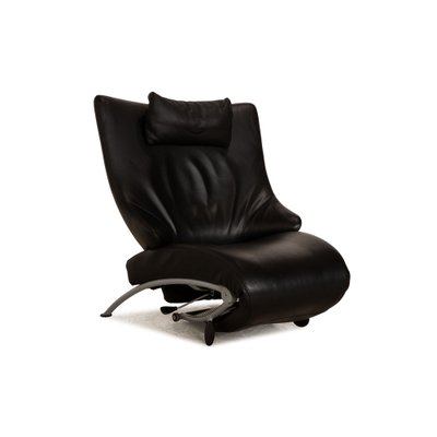 Solo 699 Leather Armchair in Black from WK Wohnen-RQW-1748386