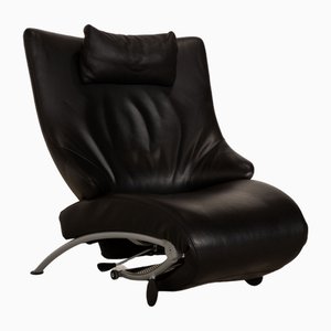 Solo 699 Leather Armchair in Black from WK Wohnen-RQW-1748386