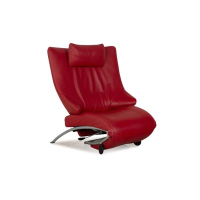 Solo 699 Leather Armchair in Red from WK Wohnen-RQW-2036317