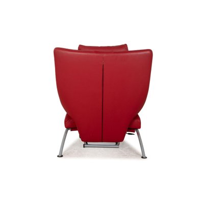 Solo 699 Leather Armchair in Red from WK Wohnen-RQW-2036317