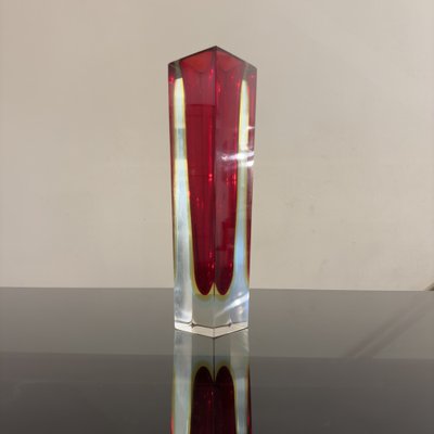 Sommerso Glass Vase, 1970s-ZD-1803116