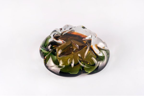 Sommerso Murano Glass Bowl by Flavio Poli for Seguso, 1960s-LBS-1384350