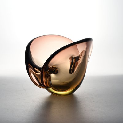 Sommerso Murano Glass Clamshell Bowl, 1950s-IXK-1788014