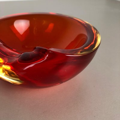 Sommerso Murano Glass Shell Bowl from Cenedese Vetri, 1960s, Set of 2-QZ-1149901