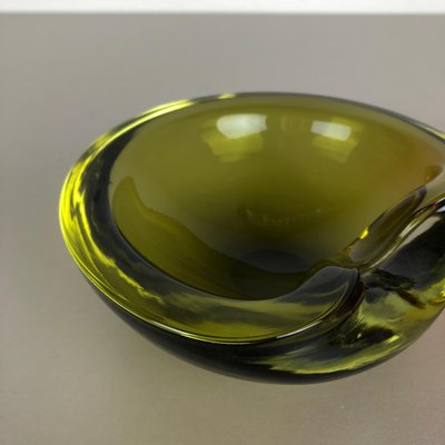 Sommerso Murano Glass Shell Bowl from Cenedese Vetri, 1960s, Set of 2-QZ-1149901