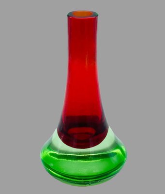 Sommerso Murano Glass Single-Flower Vase attributed to Flavio Poli for Seguso, Italy, 1960s-YUW-1785380