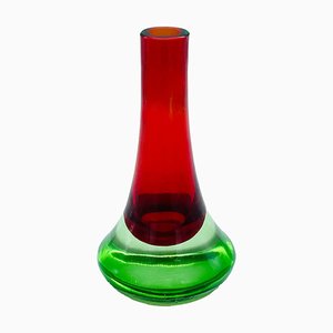 Sommerso Murano Glass Single-Flower Vase attributed to Flavio Poli for Seguso, Italy, 1960s-YUW-1785380