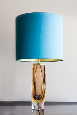 Sommerso Murano Glass Table Lamp, Italy, 1960s-MMH-1348341