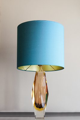 Sommerso Murano Glass Table Lamp, Italy, 1960s-MMH-1348341