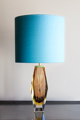 Sommerso Murano Glass Table Lamp, Italy, 1960s-MMH-1348341