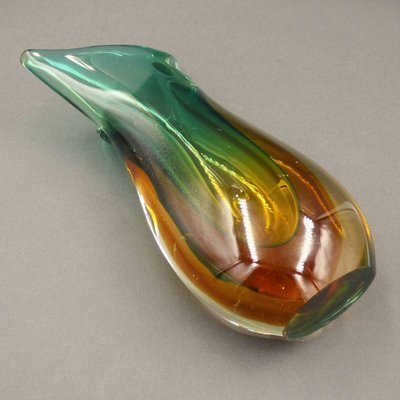 Sommerso Murano Glass Vase by Flavio Poli for Seguso, 1950s-WK-1338103