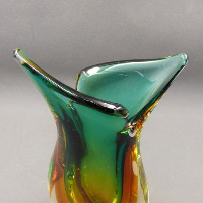 Sommerso Murano Glass Vase by Flavio Poli for Seguso, 1950s-WK-1338103