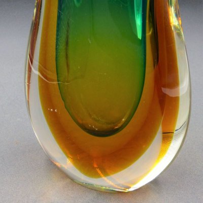 Sommerso Murano Glass Vase by Flavio Poli for Seguso, 1950s-WK-1338103