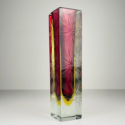 Sommerso Murano Glass Vase by Pagnin & Bon, 1960s-WQC-2035702