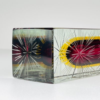 Sommerso Murano Glass Vase by Pagnin & Bon, 1960s-WQC-2035702