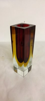 Sommerso Murano Glass Vase, Italy, 1970s-RGF-979452