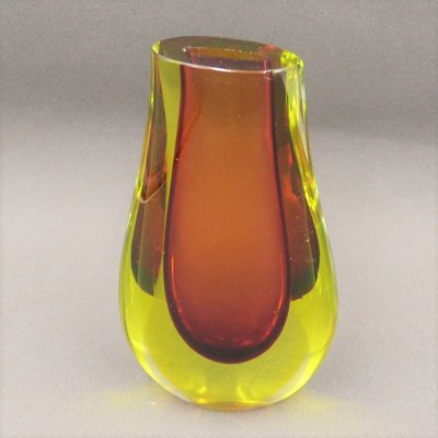 Sommerso Vase from Flavio Poli, 1950s-WK-1035113