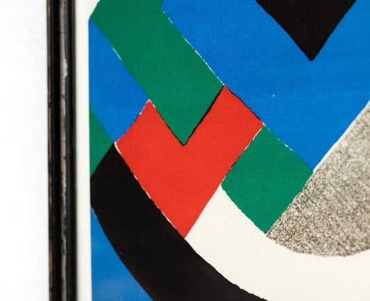 Sonia Delaunay, Composition, Lithograph, 1970s