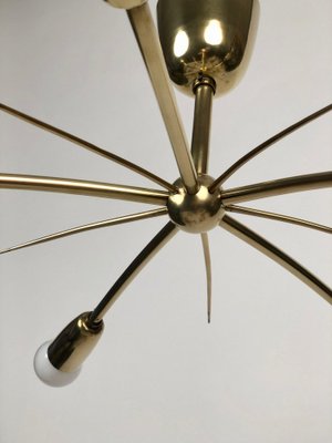 Sonne Ceiling Lamp in Brass from J. T. Kalmar, Austria, 1950s-BAF-1797725