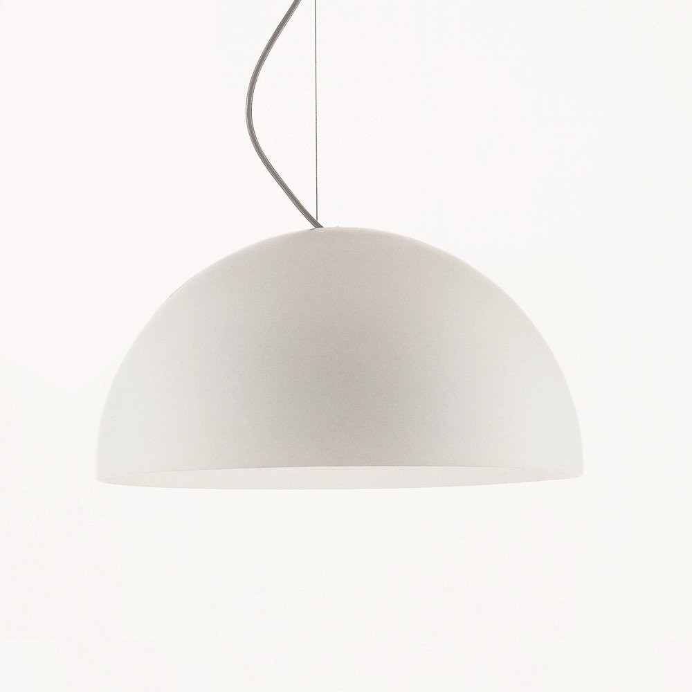 Sonora Suspension Lamp in Opaline Methacrylate by Vico Magistretti for Oluce