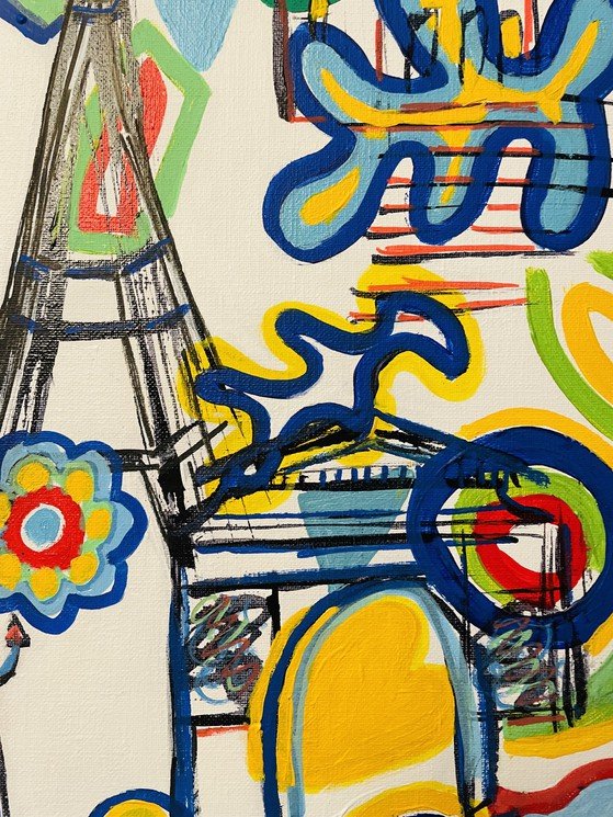 Sophie Petetin, Enjoy Paris Visites, 2022, Mixed Media-ZHZ-1753476