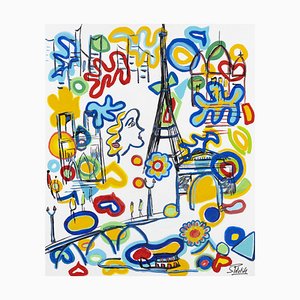 Sophie Petetin, Enjoy Paris Visites, 2022, Mixed Media-ZHZ-1753476