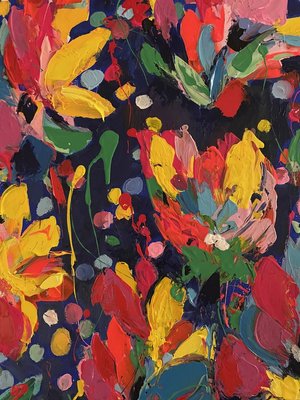 Sophie Petetin, The Magic of Flowers, 2022, Mixed Media-ZHZ-1753324