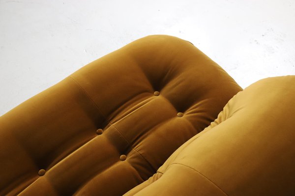 Soriana Sofas in Pierre Frey Velvet by Afra & Tobia Scarpa for Cassina, 1970s-DXL-1680623