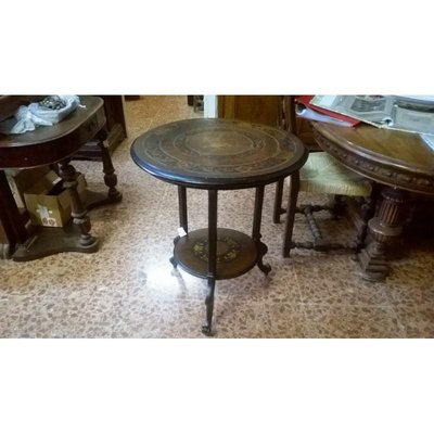 Sorrentino Inlaid Coffee Table, 1800s-RAQ-687599