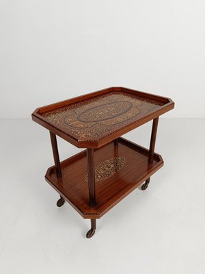 Sorrento Inlay Deco Bar Cart in the style of Salvatore Gargiulo, Italy, 1930s-UIW-2023361