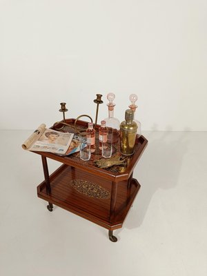 Sorrento Inlay Deco Bar Cart in the style of Salvatore Gargiulo, Italy, 1930s-UIW-2023361