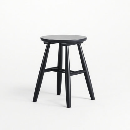 Department Wood Stool H15 Black