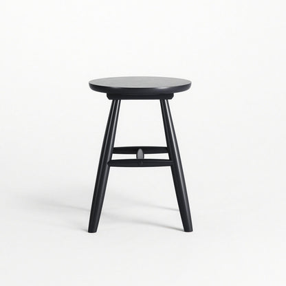 Department Wood Stool H15 Black