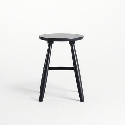 Department Wood Stool H15 Black