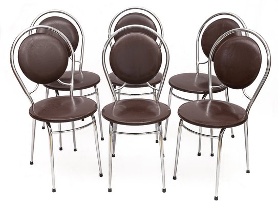 Soudexvinyl Chairs, 1970s, Set of 6-JCN-1723031