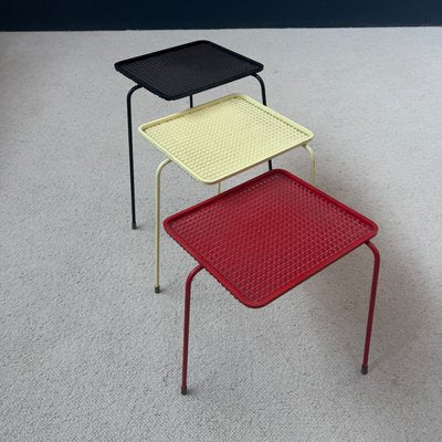 Soumba Nesting Tables by Mathieu Matégot, 1953, Set of 3-EAJ-2041740