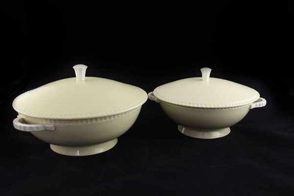 Soup Tureens from Boch Frères, La Louviere, 1920s, Set of 2-IJR-778670