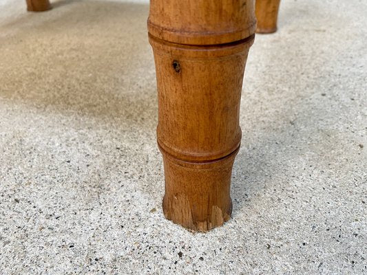 South American Brutalist Leather & Oak Safari Chairs, Colombia, 1960s, Set of 2-JP-1369541