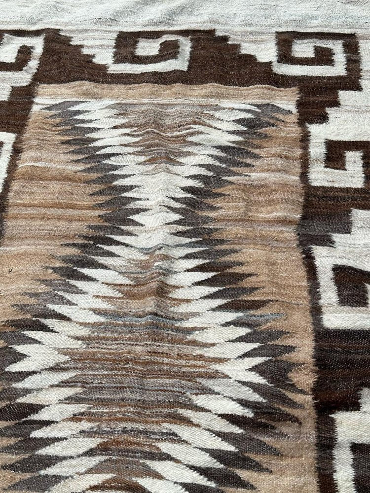 South American Navajo Flat Rug, 1930s