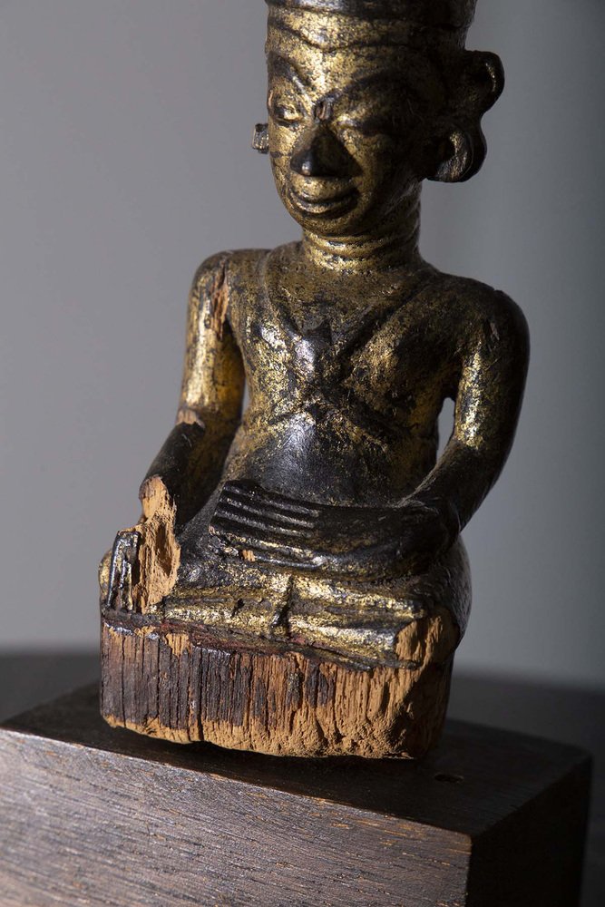 South East Asian Artist, Buddha, 19th Century, Lacquered Wood