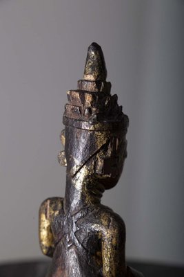 South East Asian Artist, Buddha, 19th Century, Lacquered Wood-RCE-1721556