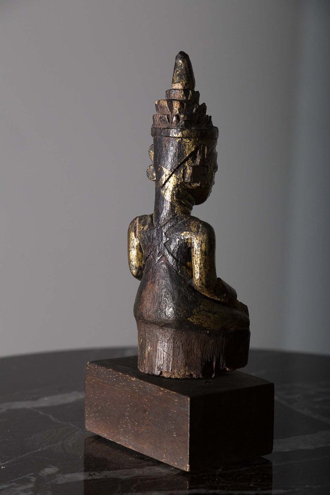 South East Asian Artist, Buddha, 19th Century, Lacquered Wood