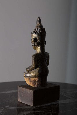 South East Asian Artist, Buddha, 19th Century, Lacquered Wood-RCE-1721556