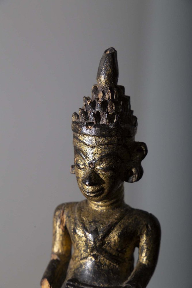 South East Asian Artist, Buddha, 19th Century, Lacquered Wood