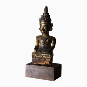 South East Asian Artist, Buddha, 19th Century, Lacquered Wood-RCE-1721556