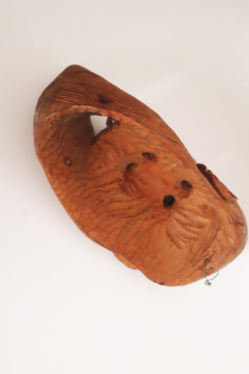 South Tyrolean Wooden Mask Grimace, 1960s