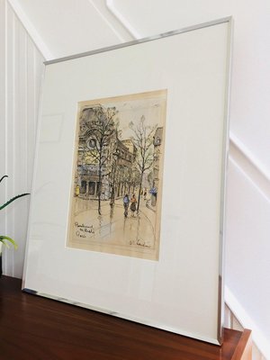 Soutine Art Arts Painting, Paris, 1930s, Watercolor-WSA-831437