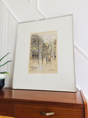 Soutine Art Arts Painting, Paris, 1930s, Watercolor-WSA-831437